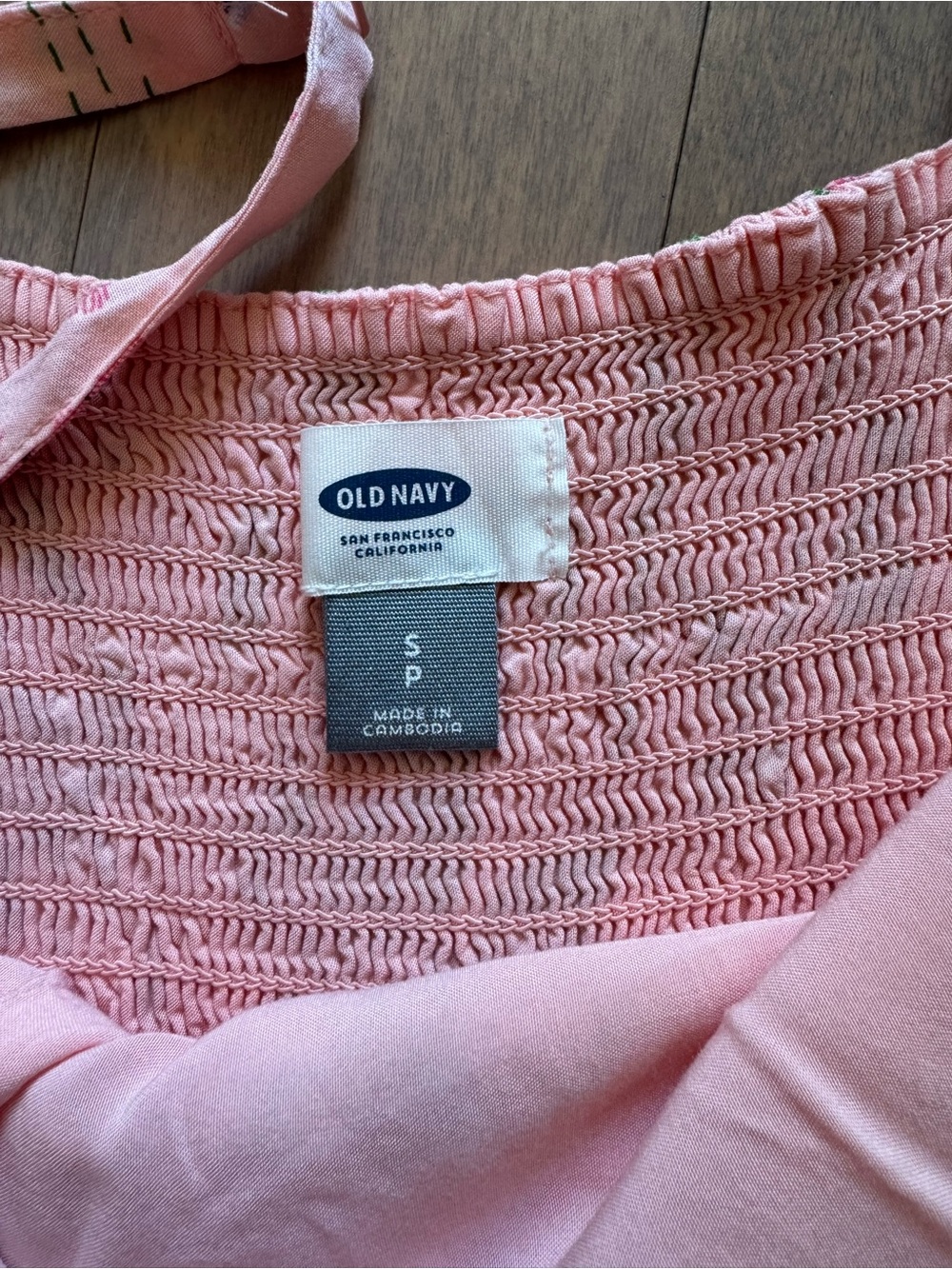 Old Navy Floral Pink Sundress - Picture 7 of 8